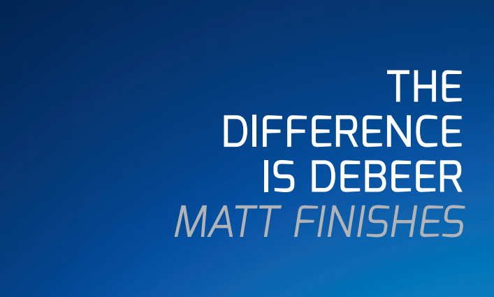 debeer matt finish